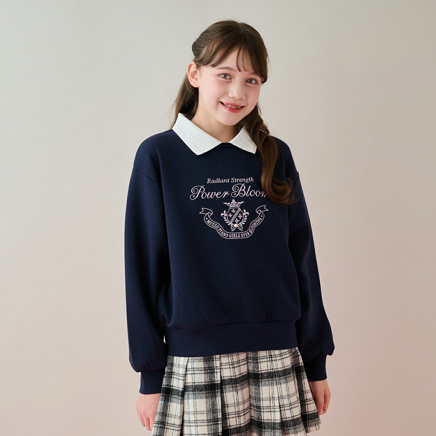 mezzo pianoメゾピアノ スイーツトレーナーM150 mezzo pianoメゾピアノ