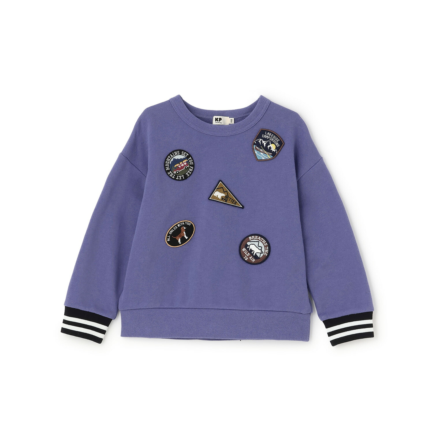 楽天市場】(KP)troislapins(トロワラパン)ビッグカラートレーナー(140