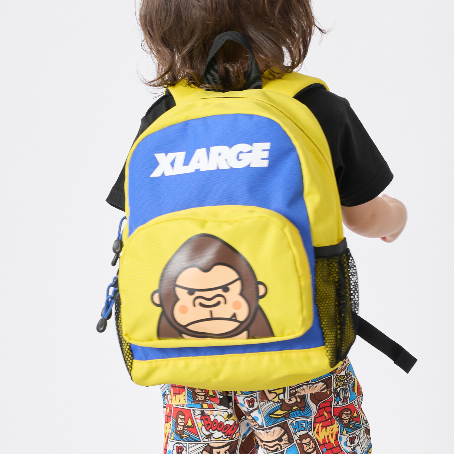エクストララージ　キッズ(XLARGE KIDS) ファニーゴリラ バイカラーバックパック