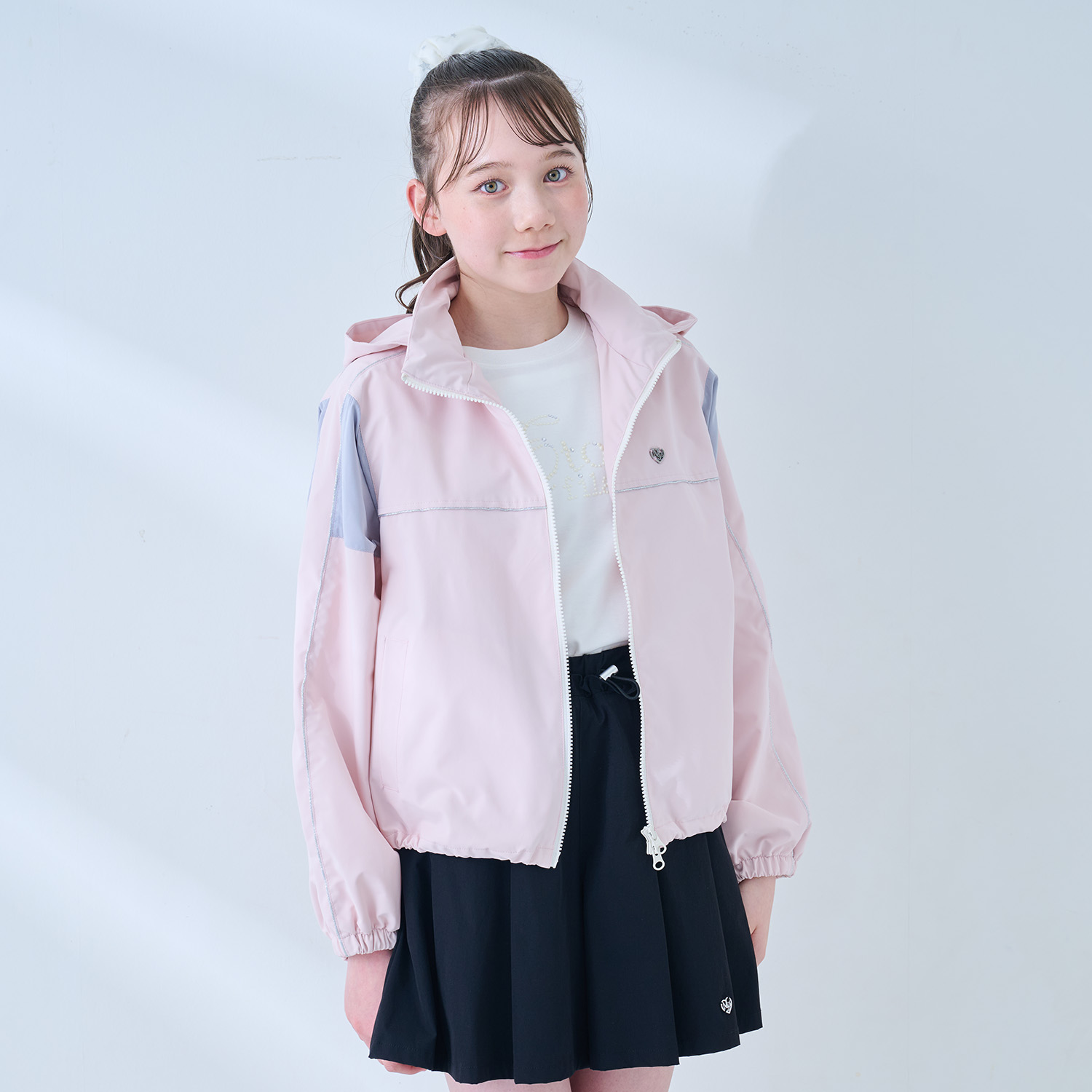 メゾピアノジュニア(mezzo piano junior) 【撥水】2WAY切り替えジャケット 18,893円