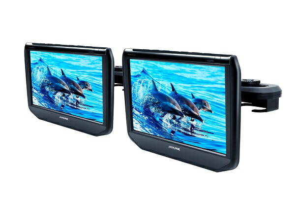 ALPINE アルパイン SSA9ST 9型ヘッドレスト取付け型リアビジョン(2台