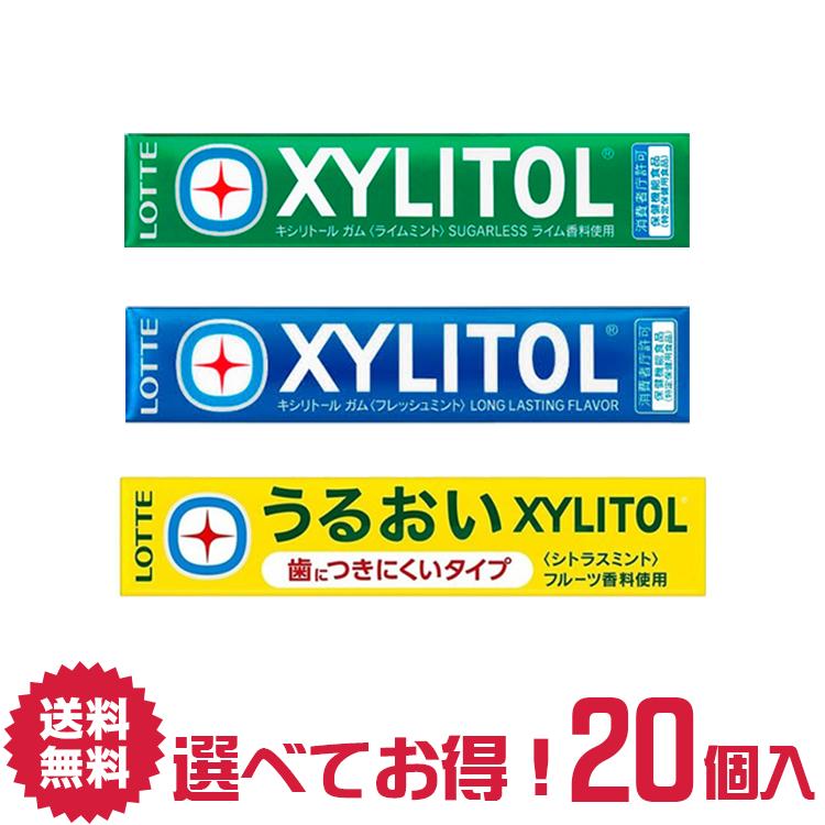 まとめ買い】 LOTTE キシリトールガム〈フレッシュミント〉 20個セット 食品 medimind.com.au