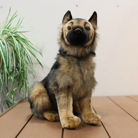 楽天市場】犬 ぬいぐるみ シェパード子犬 いぬ イヌ リアル 本物