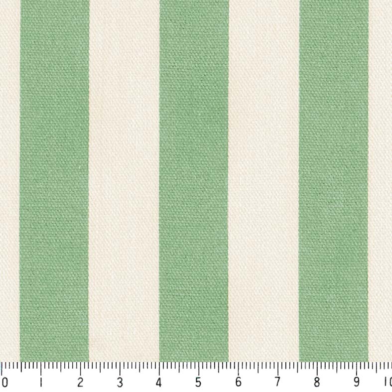 お*げ様 チマラ オーバーオール 太ストライプ ステッチカラーグリーン