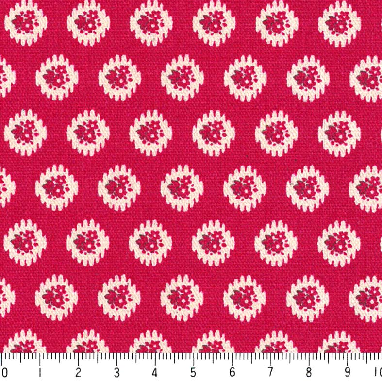 ヴィンテージ南仏 ピケドプロヴァンス メダイヨン＆花籠 交差フリンジ付スプレッド ヴィンテージ南仏 ピケドプロヴァンス メダイヨン＆花籠 交差フリンジ