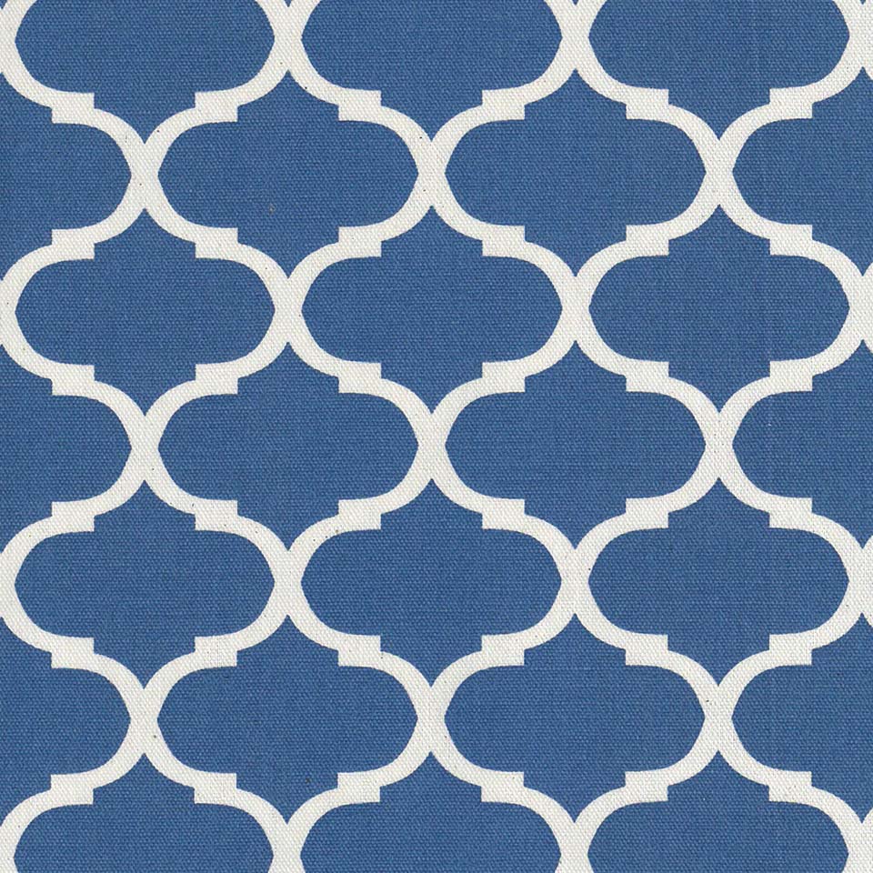モロッコ現地購入　テキスタイル飾り布 楽天市場】モロッカン 8.5cm ネガ 7433-77 ロイヤルブルー ダマスク柄