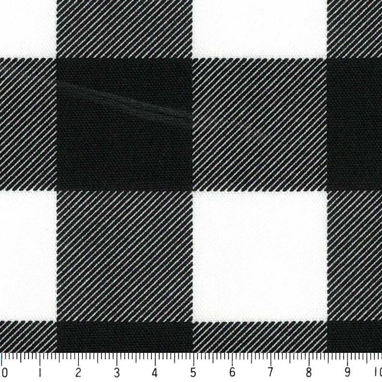 楽天市場】35ミリ ブロックチェック 7875-90 チャコール 大きな