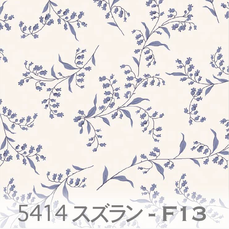 楽天市場】小花柄（petites fleurs）バラ柄 シルバーグレー 5422