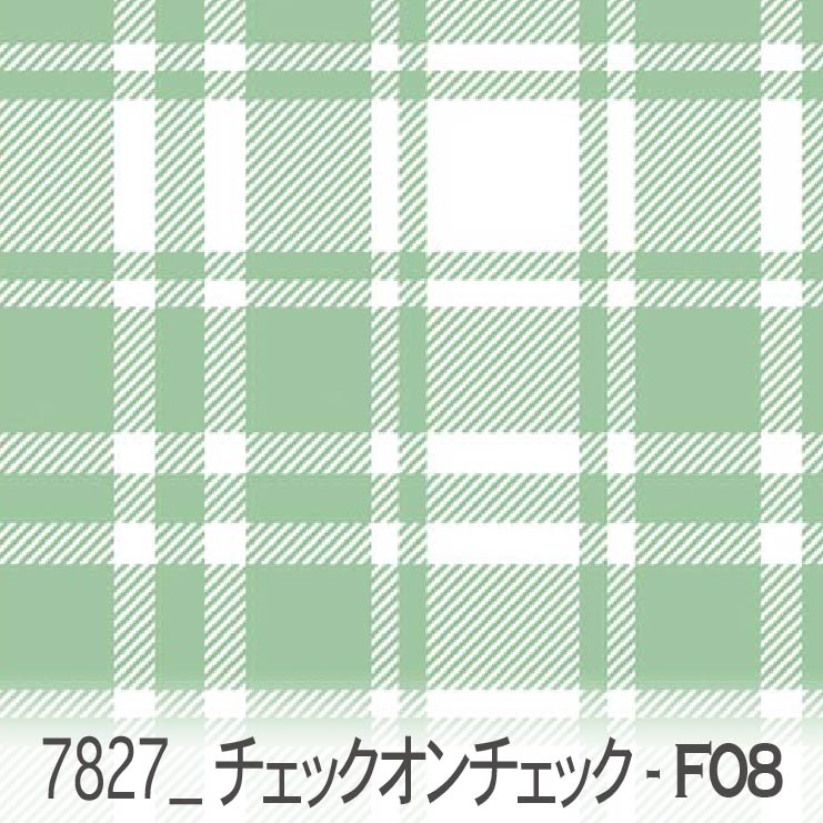 楽天市場】チェック オン チェック柄 7827-48 オリーブグリーン 太さの