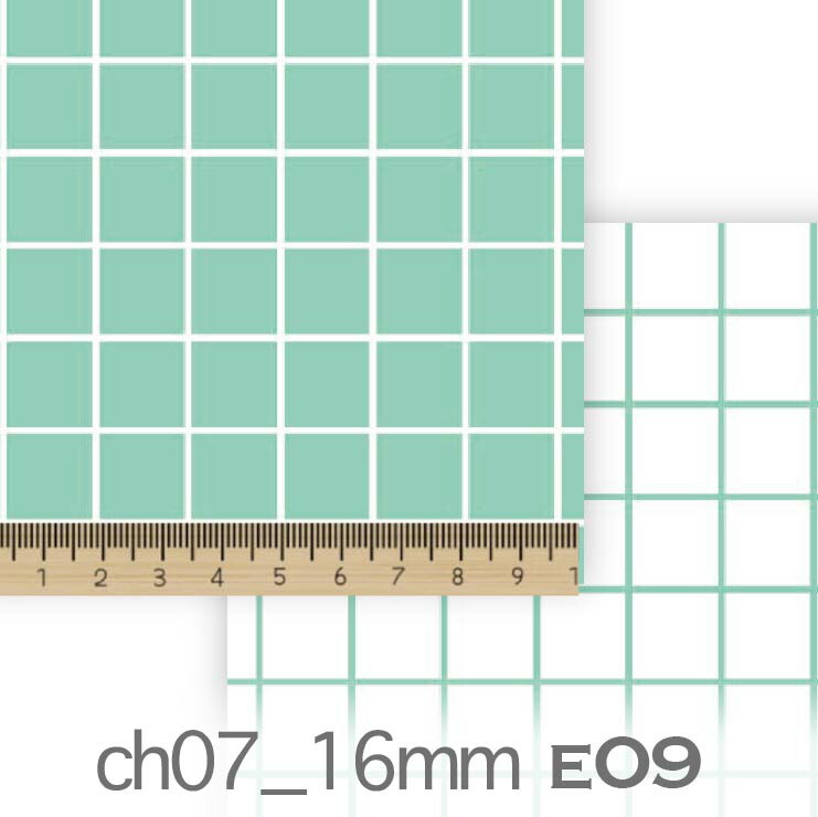 楽天市場】ラインチェック 16ミリ グリーン（アイゼロナナ） ch07_16