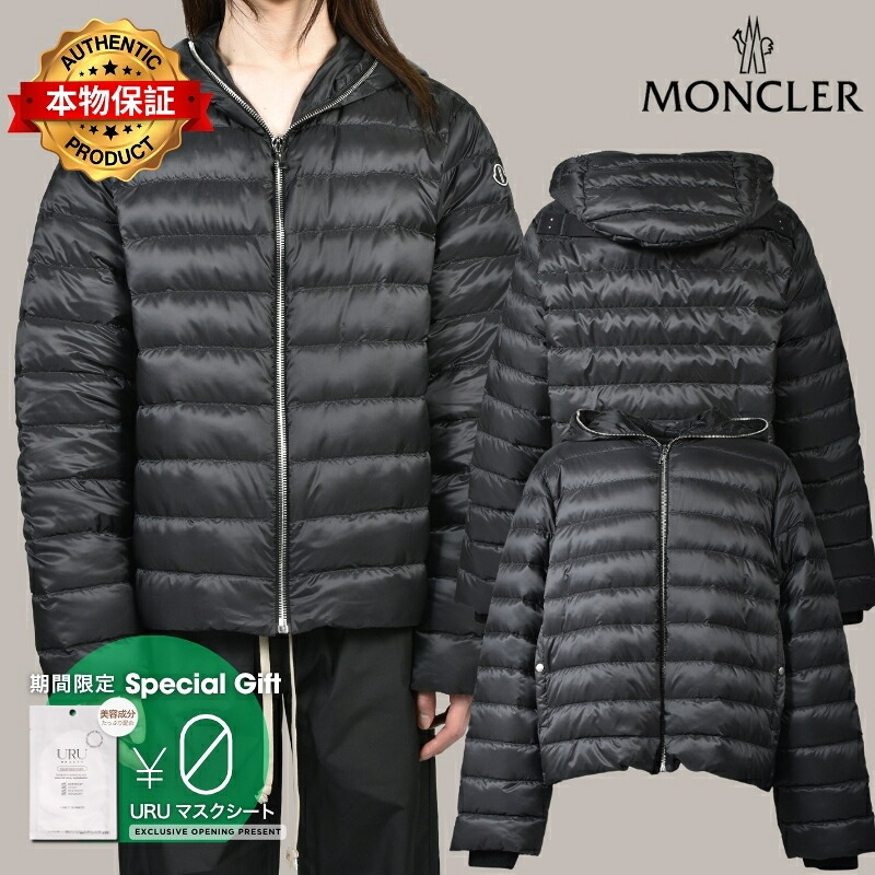 MONCLER + RICK OWENS モンクレール【本物保証】ダウンジャケット、ストリートスタイル、メンズ ZIPLOCK JACKET / BLK｜nate shop