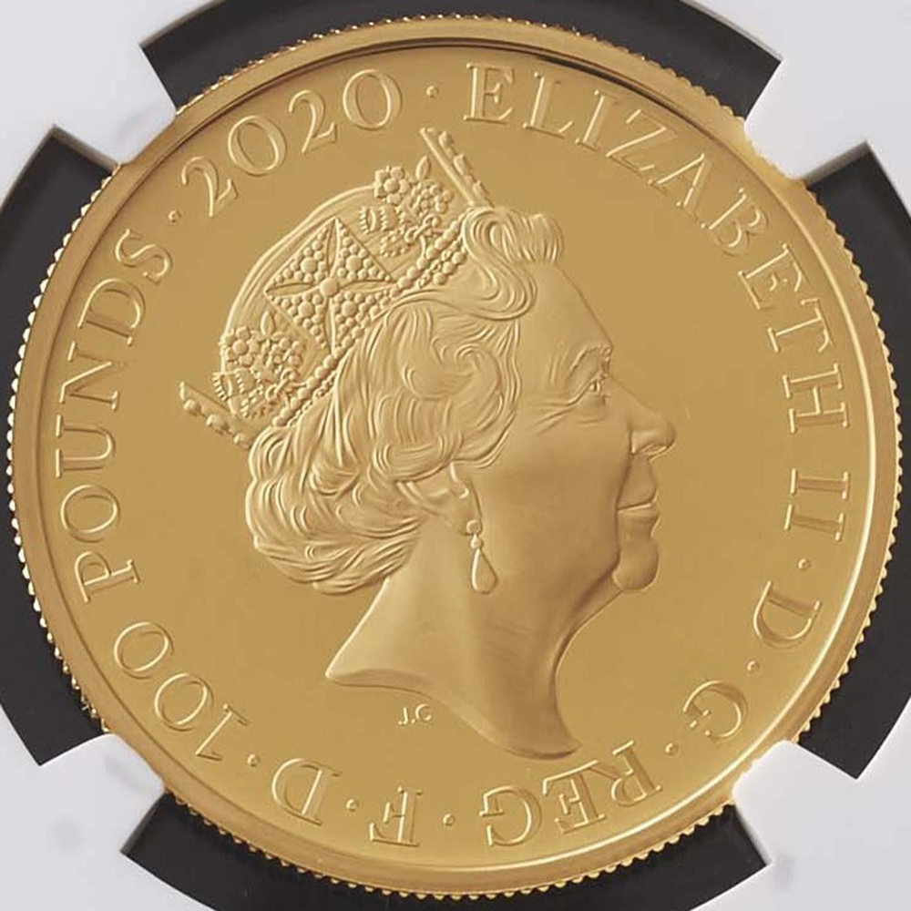 発行350枚 2020年 デヴィッド・ボウイ 金貨 イギリス 100ポンド 1 