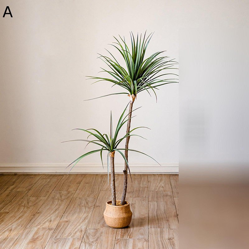 人工観葉植物 リアル リュウゼツラン 棕櫚 本物そっくり 花カゴ インテリアグリーン フェイクグリーン 大型 枯れない 人工植物装飾 観葉樹 観葉植物 撮影 道具 誕生日 玄関飾り デコレーション