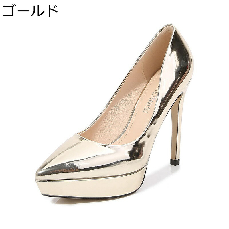 パンプス 光沢感 28cmまでレディース フォーマル ビジネスシューズ ハイヒール 前厚 セクシー メンズ 女装 春夏秋冬 オフィス美脚 疲れない セクシー 無地 大人靴 宴会 おしゃれ