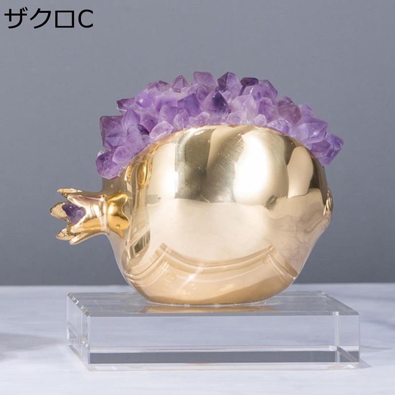 ザクロ クリスタル 置物 果物 花 植物 フルーツ 水晶 クラスター 天然石 浄化 パワーストーン オーナメント インテリア 結婚式 誕生日プレゼント 寝室 卓上 装飾品 お祝い 開運 記念日 ギフト 贈り物 15,027円