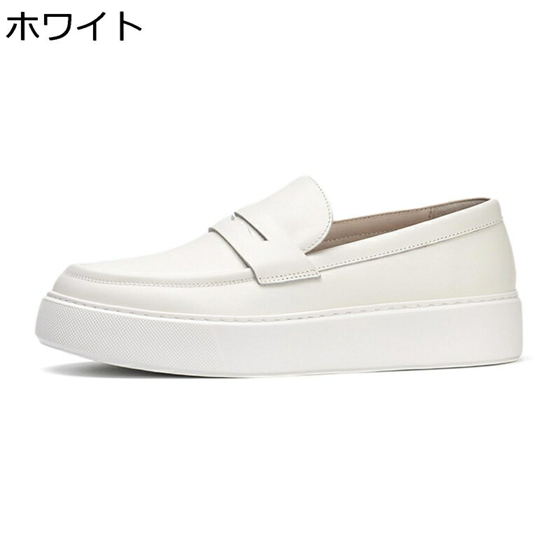 スニーカー 本革 身たけ脹れ上がる 厚底 防滑 スリッポン メンズ 坦々たる 甲板シューズ 分かりやすい 置き目はね除ける 通気性 置き目毛革 夏 成人男性靴 心地よい シューズ 軽さ 無地 格好のいい 歩き分かりやすい アウトドア 普段履き