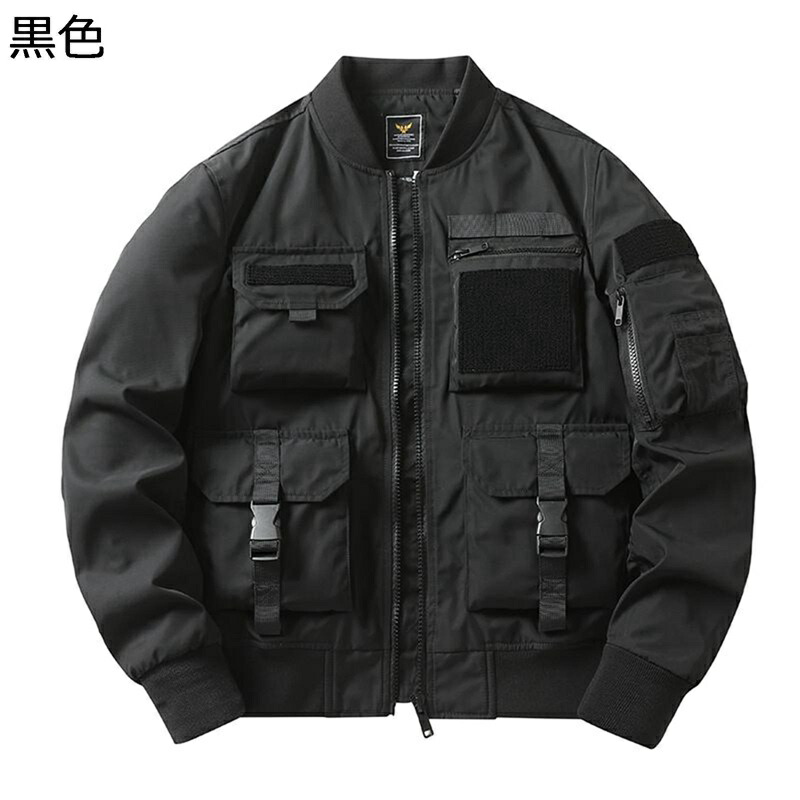 メンズ フライトジャケット 長袖 ショート M-4XL ジャンパー 立ち襟 スタジャン ミリタリージャケット エムエーワン コーディネート ジャンパー 街着 クール 秋冬用 ジャングル タクティカル