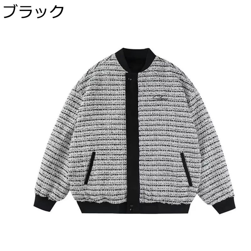 メンズ ジャケット 長袖 ショート アウター フライトジャケット 両面使い フライトジャケット スタジャン ウインドブレーカー レジャー おしゃれ スプリング 秋冬 保温 オフィス 通勤 散歩