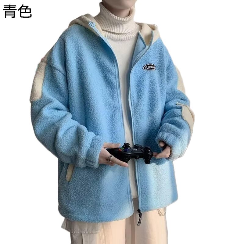メンズ フリース ボアジャケット S-3XL ホワイト ブルゾン ジップアップ 起毛 厚手 秋冬用 スタジャン ブルゾン 中綿ジャケット ゆったり オーバーサイズ カジュアル 街着 防寒 保温 切り替え 4,481円