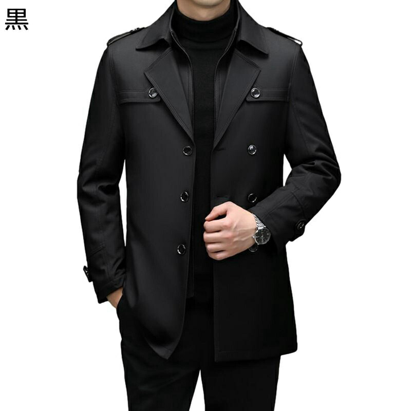 中綿入れジャケット メンズ トレンチコート 中綿ブルゾン 中長丈ジャケット 冬服 防寒アウター 綿服 厚手 防寒防風 温か ワイド 大きいサイズ ウォーキング コーディネート カッコイイ