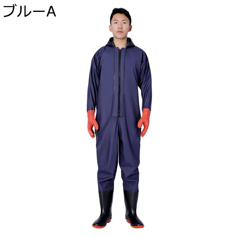 ウェーダー 胴付長靴 全身タイプ 釣り 防水ずぼん レインブーツ ラジアル 防汚 防風 防滑 清掃 作業 雪かき 梅雨対策 作業着 レインシューズ 簡単着脱 渓流/湖/海/サーフ 鮮魚店 洗車 水場仕事