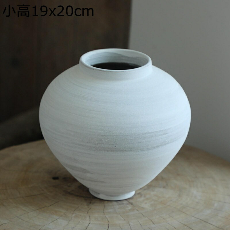 フラワーポート花器 白磁器 花器 陶製花器 セラミックス花器 ベーシック マット感 ホワイト ストライプ 自然風 球体 ドライフラワー用花器 フラワーアレンジメント用花器 装飾家の装飾 北欧曲線 北欧風デザイン｜NatsuShop 店
