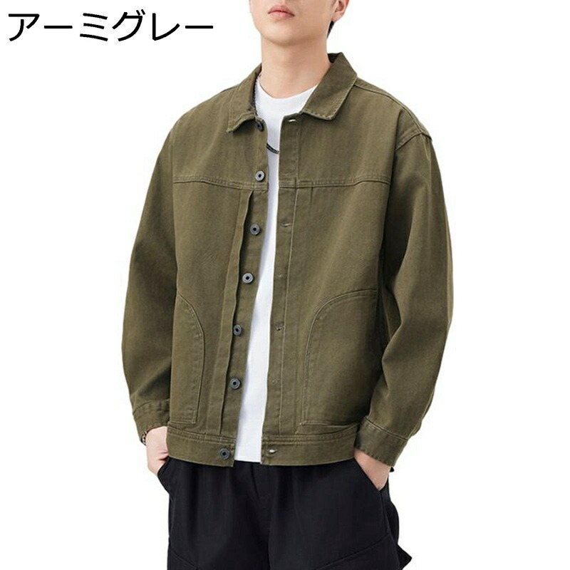 アメカジ シャツジャケット ヴィンテージ メンズ 春服 カジュアルシャツ M-4XL 開襟シャツ ミリタリー系 アーミー ワークシャツ 無地 柔らかい オーバーサイズ ゆったり おしゃれ アウトドア 旅行 春夏｜NatsuShop 店