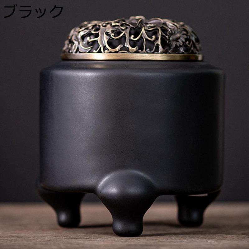 電子アロマセラピー炉 香炉 蓋付き 透かし彫りの炉蓋 温度調整60?520℃ 0.5?12時間タイマー アロマストーブ セラミック製 多用途 お香 仏具 書斎 仏壇用 睡眠 茶屋 贈答品