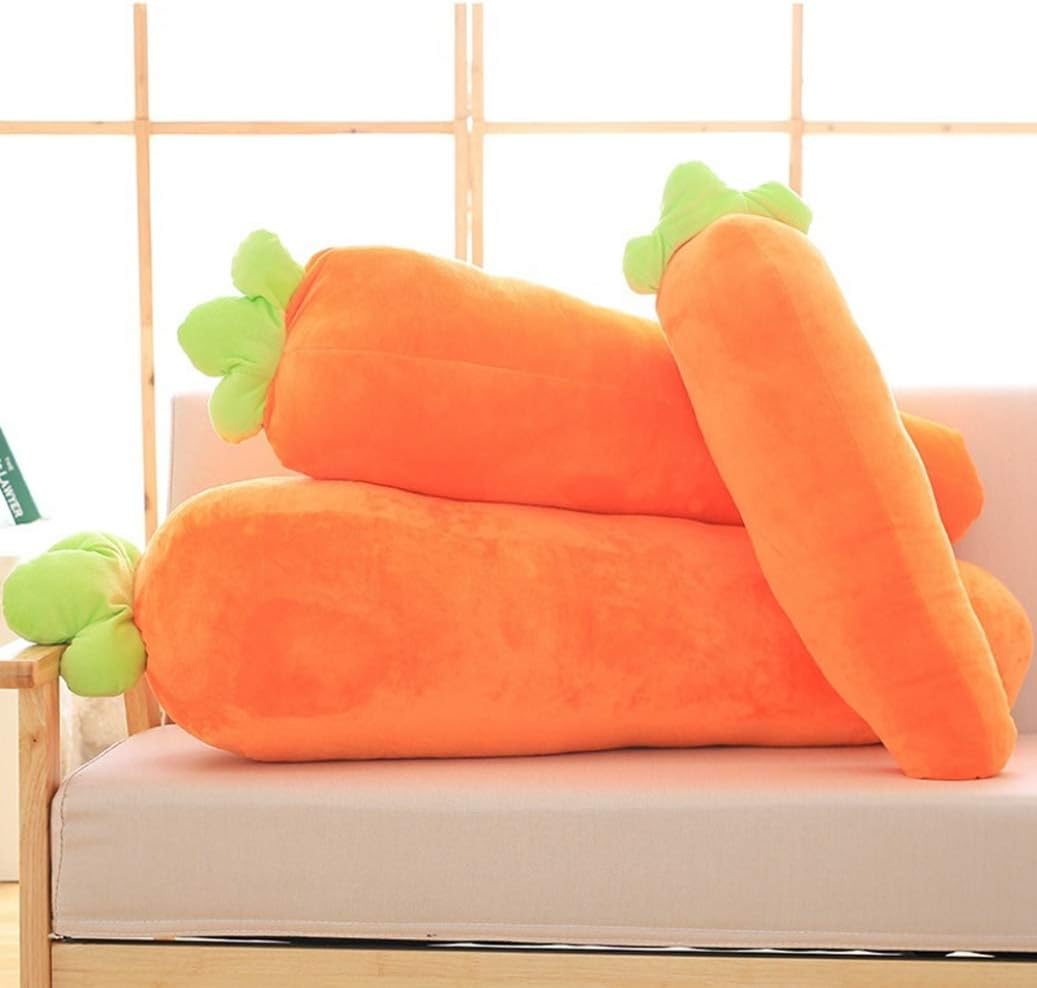 ニンジン 抱き枕 縫い包み 野菜枕 ぬいぐるみ 子供/妊婦 添い寝 人形 クッション 人参 ふわふわ ジップ 洗える もこもこ オフィス 店飾り お誕生日 ギフト お祝い オレンジ 大きいサイズ 75