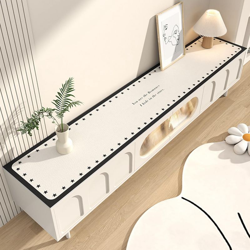 モダン ロング テーブルクロス デスクマット PVC テーブルマット テーブル飾り 35*220cm 北欧風 防水 防油 テレビ台 拭きやすい 防傷 汚れ防止 手入れ簡単 長方形 INS風 レストラン 5,262円