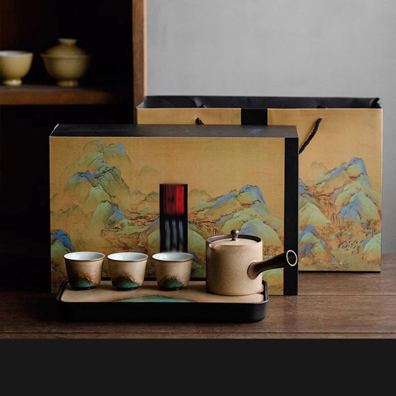 番茶器仕掛ける 旅する茶具 持ちはこぶ用仕掛ける 急須 茶器揃 陶磁 持ちはこぶ型 湯呑み仕掛ける 和風急須 茶台 携帯型 茶缶/茶筒 言い慣わし芸術品 日式 古典派音楽 出張用 執務室用 日常使い走り お出かけ用 身寄り用