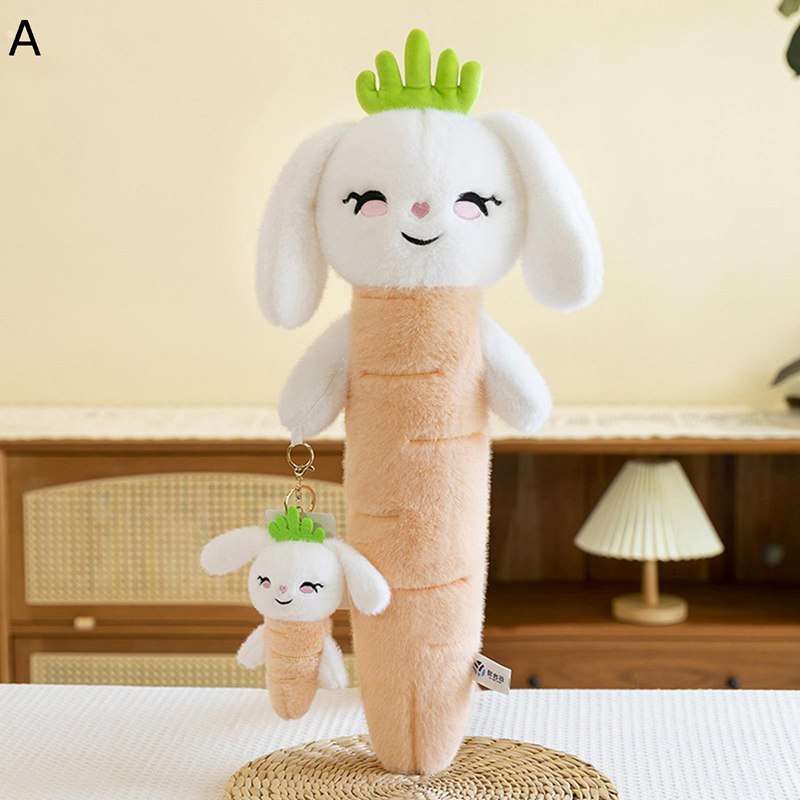 ウサギ ぬいぐるみ ニンジン 人参 抱き枕 動物 クッション 添い寝枕 肌触り良い 柔らかい 癒しグッズ 縫い包み 大きいサイズ ロング枕 気持ちいい ねむねむ ソファー インテリア お誕生日プレゼント