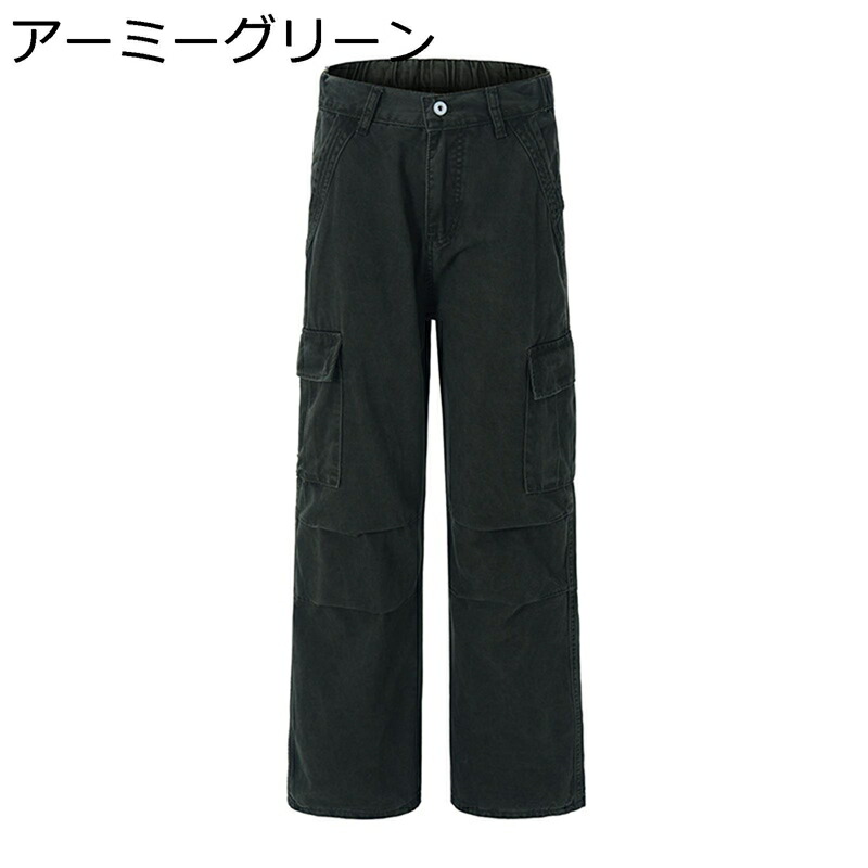 カーゴパンツ メンズ cleanfit 春秋冬 ブーツカット ワイドパンツ マルチポケット バギー ルーズ ストレート ゆったり S-3XL 大きいサイズ アメカジ 通気 カジュアル 男女兼用 ストリートモード