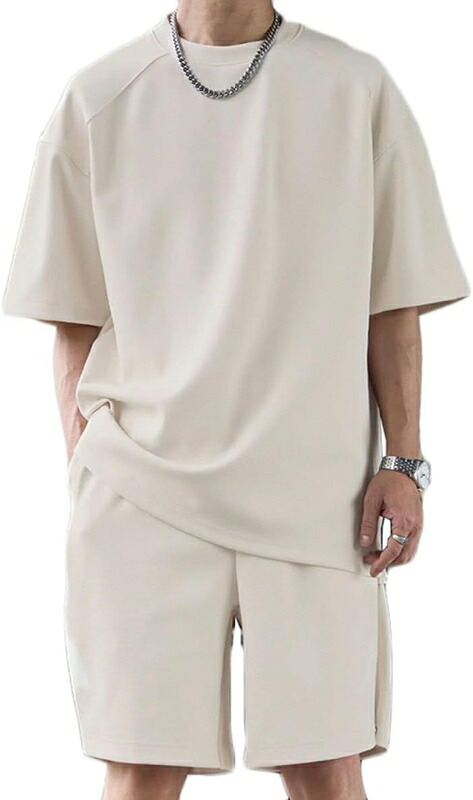 ジャージ 夏服メンズ 上下セット 半袖 上下2点セット 大きいサイズ パンツ セットアップ メンズ 夏 無地 スウェット メンズ ジャージ メンズ 上下セット 半袖 おしゃれ 快適 軽量 スポーツウェ|NatsuShop 店