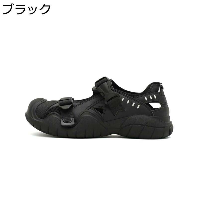 スポーツサンダル フラット スニーカーサンダル レディース 面ファスナー メッシュ 船型底 つま先あり かわいい 夏 面白いつま先 通気 防滑 ゴム ウォーキング 快適 オシャレ 透かし彫り