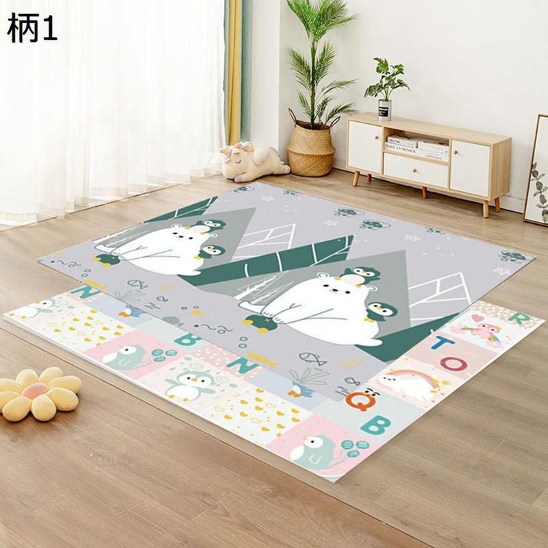 ベビーマット 極 赤ちゃん プレイマット 折り畳みカーペット 遊びカーペット XPE クッション性 折り畳み式 吸水 速乾 玩具敷物 両面使用 キッズ ベビー 子供用 誕生日 子供部屋