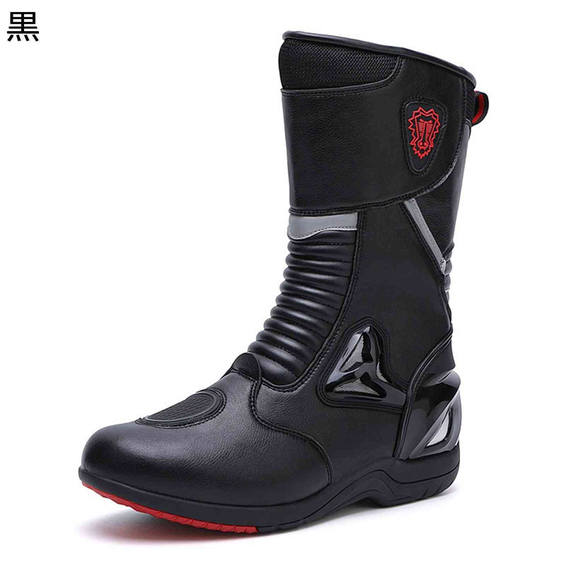 ライダーブーツ バイク用ブーツ メンズ レディース レザー 厚底 防風 レースアップ ロング丈 秋冬春 ミドルカット レーシングブーツ 大きいサイズ 防寒対策 防水 耐衝撃 幅広 キャンプ バイク 歩きやすい|NatsuShop 店