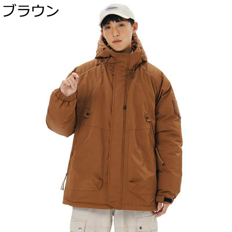 中綿ジャケット メンズ ウインドブレーカー 冬 ダウンコットン 綿服 フード付き アウター 厚手 防寒対策 暖か カジュアル アウトドア 釣り ウオーキング 中綿ブルゾン 大きいサイズ 男女兼用