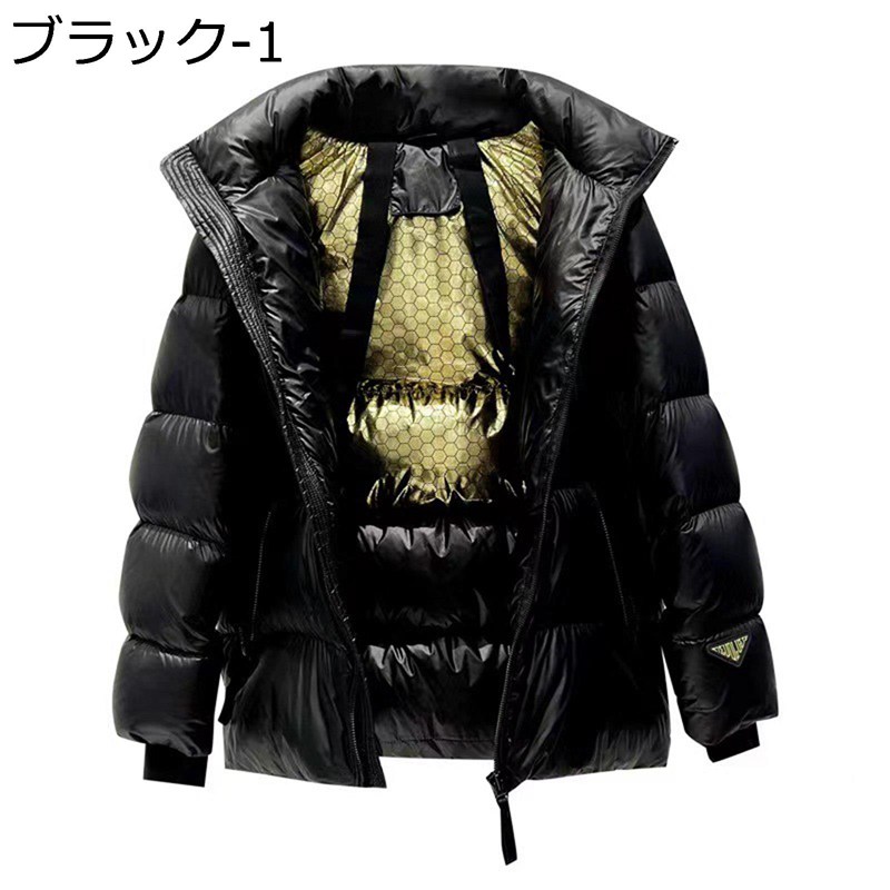 中綿コート メンズ ダウンジャケット 秋冬 ジャケット 大きいサイズ ダウンコットンコート フェイクダウン 厚手 防風防寒 保温 暖か スリム カジュアル 冬用ジャケット 冬物