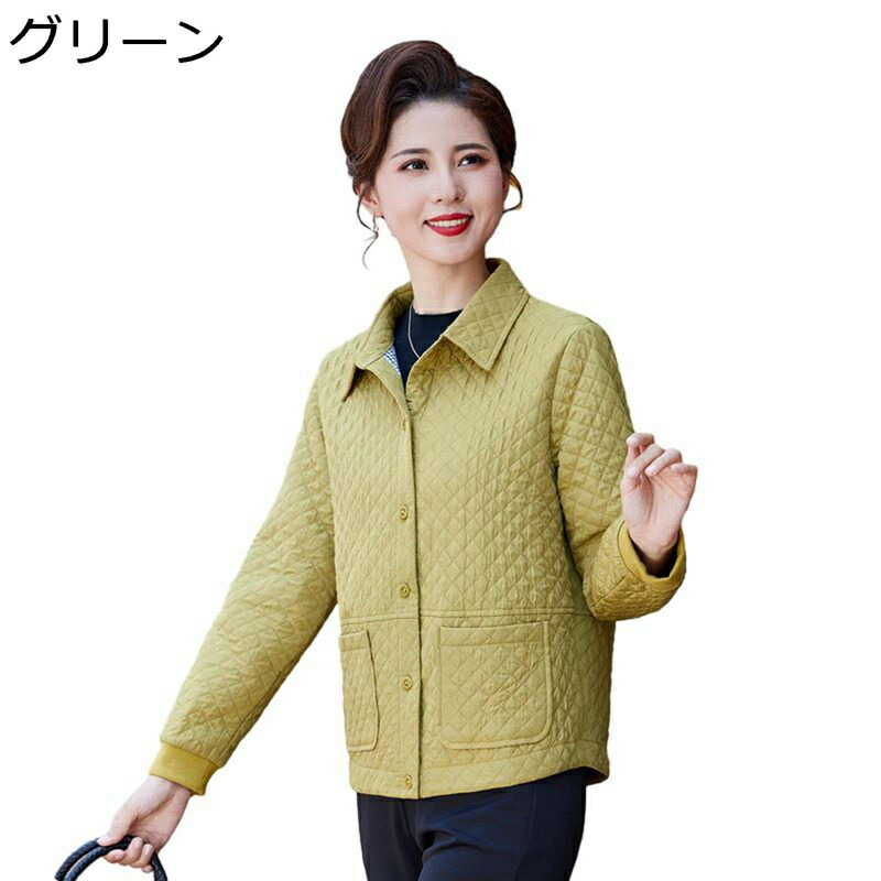 ショートコート ジャケット 春秋 襟あり 保温防寒 婦人服 アウター あったか レディース ジャンパー カジュアル ママ お誕生日プレゼント ミドル丈 ゆったり 体型カバー 防風トップス 外套