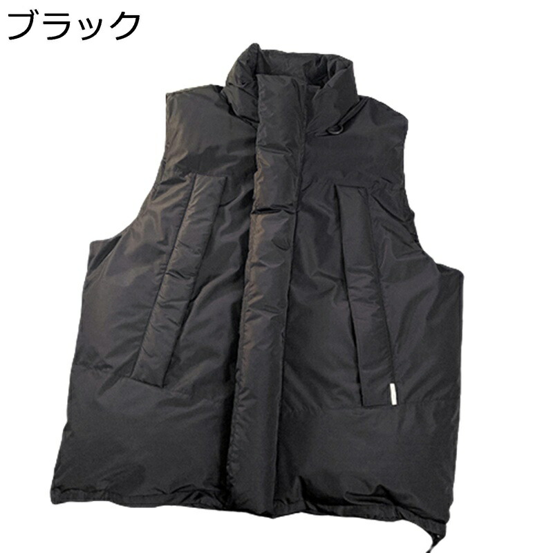 メンズ 中綿ベスト スタンドカラー ジップポケット ノースリーブ チョッキ 防寒 綿入れ 秋着 真冬 パファーベスト 無袖コート ダウンコットン ゆったり カジュアル 暖かい レジャー 釣り用｜NatsuShop 店