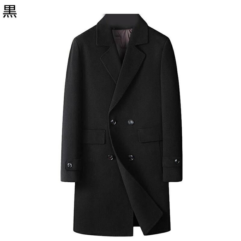 チェスターコート ラシャコート メンズ ウール混紡 ダウンコート ロング 春服 秋冬服 防寒 防風 あったかい テーラード 紳士服 ベーシック ボタン留め 厚手 コンフォート 韓国風 オシャレ 日常 18,695円
