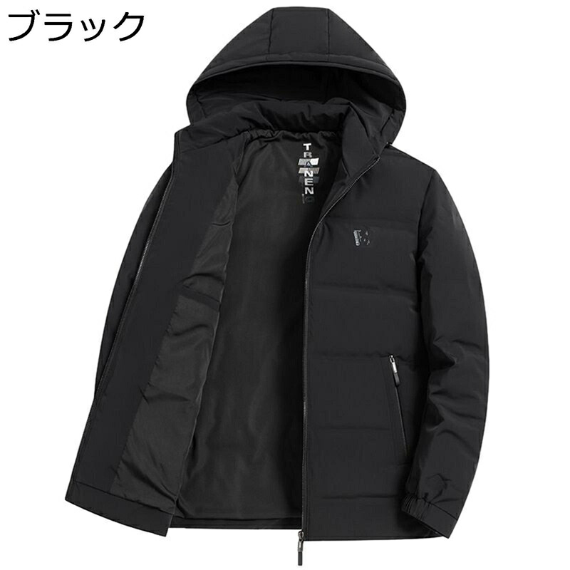 ダウンコート 大きいサイズ メンズ 無地 L-4XL 紳士 ダウンジャケット お年寄り アウター 防寒対策 ステンカラー 発熱 防寒ジャケット 厚手 軽い 保温 温かい 防風 シンプル アウトドア スポーツ|NatsuShop 店