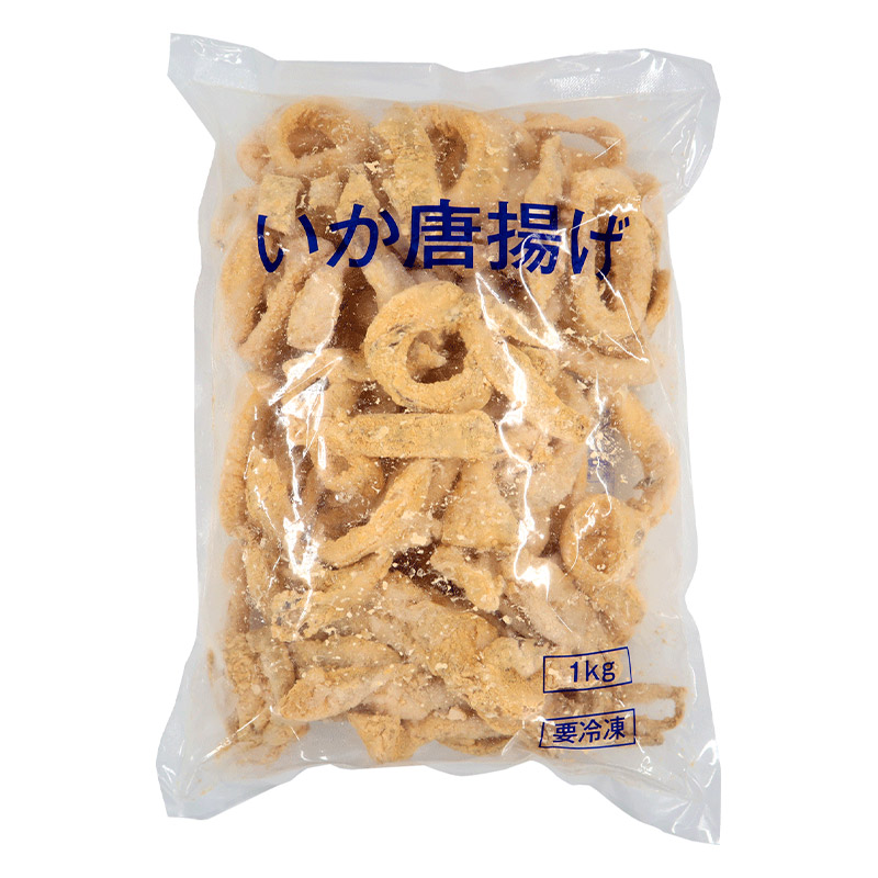 自宅用 イカから揚げ Nf001 つまみ 唐揚げ 1kg イカリング ゲソ 惣菜 いか唐揚げ から揚げ