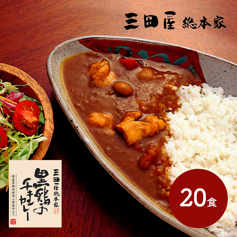 エントリーでP11倍! 母の日 早割 2026 三田屋総本家 黒鶏のチキンカレー 20食 各210g SK2142 惣菜 お取り寄せ 特産 お祝い セット 詰め合せ おすすめ 贈答品 内祝い お取り寄せグルメ ギフト プレゼント カレー お返し お供え 香典返し