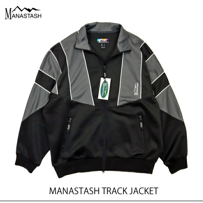 マナスタッシュ　フィッシングジャケット 黒 MANASTASH/マナスタッシュ/CHILLIWACK LEATHER PULLOVER