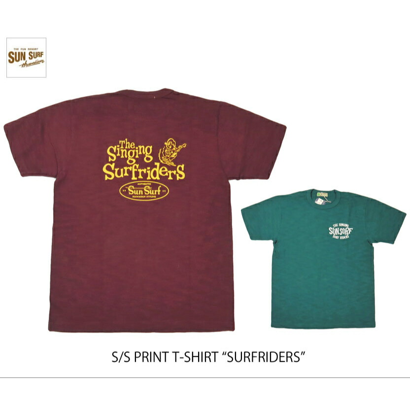 Tシャツ・カットソー SUN SURF FW25 T-shirts (SS79549 119) 楽天市場】サンサーフ SUN SURF 半袖 Tシャツ HATA DRY