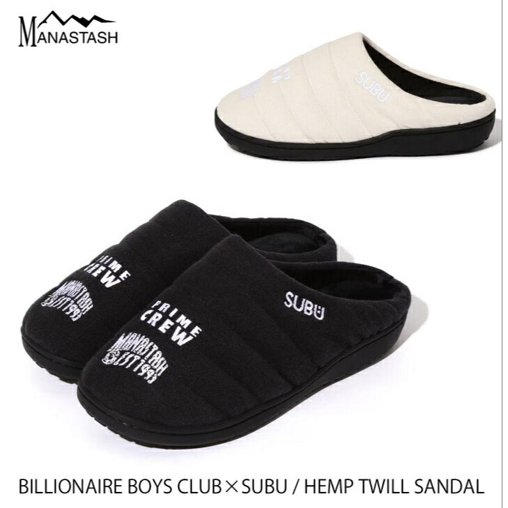 楽天市場】SUBU BILLIONAIRE BOYS CLUB MANASTASH BLACK 792-4293001