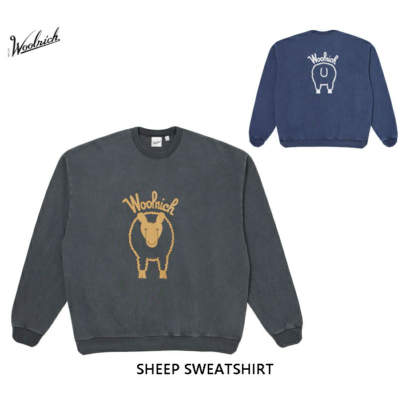 ウールリッチ WOOLRICH スウェット トレーナー ベージュ M ラグラン袖 WOOLRICH ウールリッチ トレーナー ORGANIC COTTON SWEATSHIRT