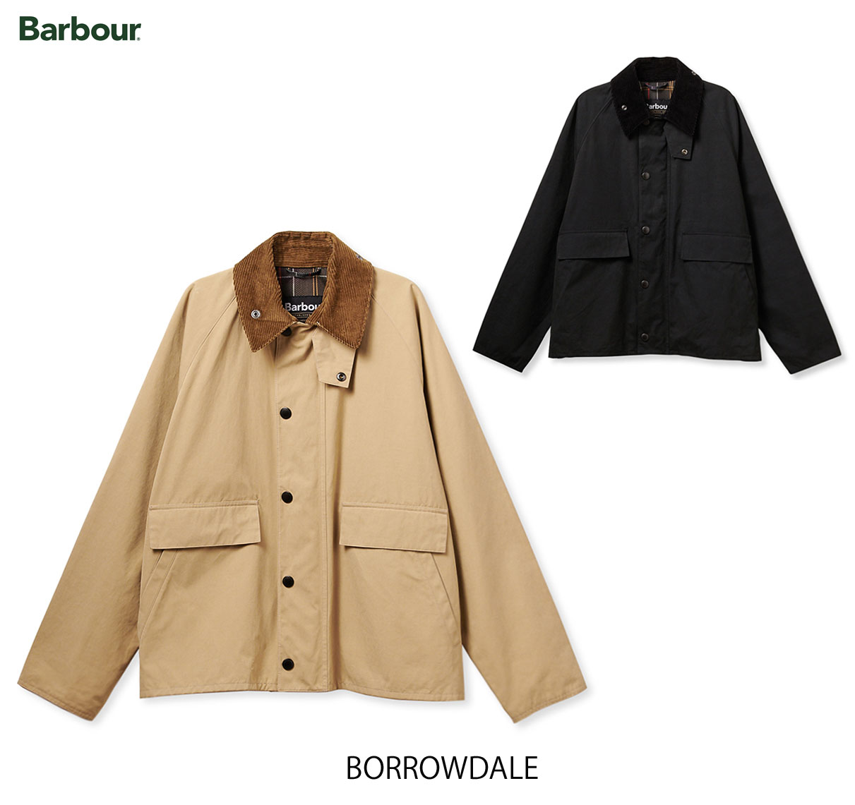 Barbour バブァ BORROWDALE ボロウデイル 桃ひと肌 遊撃手 上衣 251MCA1059 ￥52,800